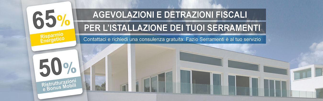 AGEVOLAZIONI E DETRAZIONI FISCALI: contattaci e richiedi una consulenza gratuita